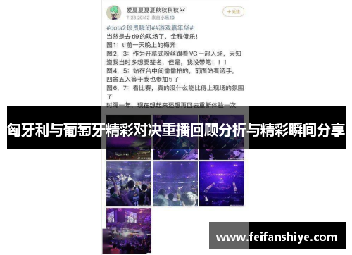 匈牙利与葡萄牙精彩对决重播回顾分析与精彩瞬间分享